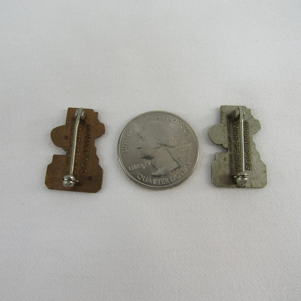 Indianápolis 500 Pit Badge 1968 bronce #6513 y plata #749 ganador Bobby Our Foto 3 de 4