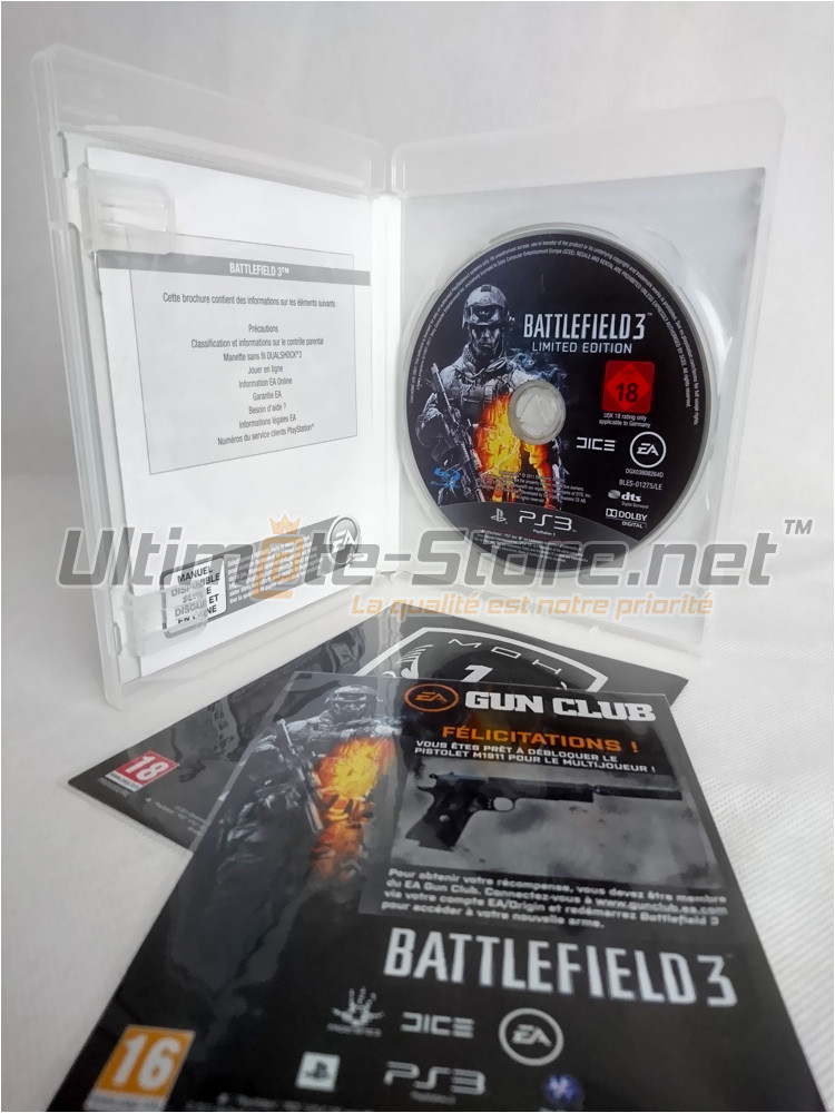 Jeu Battlefield 3 VF 1ère édition [Complet] Pour PS3 - Bon état