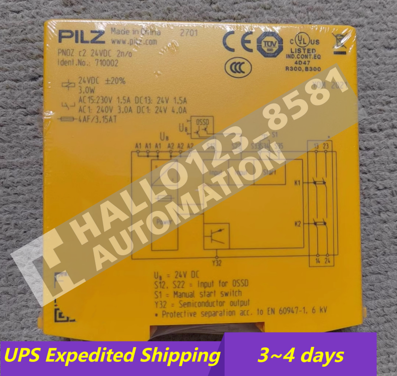 PILZ 710002 PNOZ c2 24VDC 2n/o Safety Relay UPS Shipping | eBay