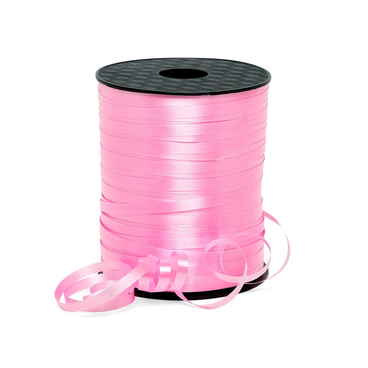 Pink Flowing Ribbons Pink & Yellow Striped Grosgrain Craft Ribbon 1.5