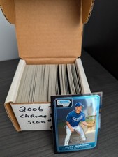 2006 Bowman Chrome Prospects Baseball Set (BC1-BC110) Alex Gordon and More