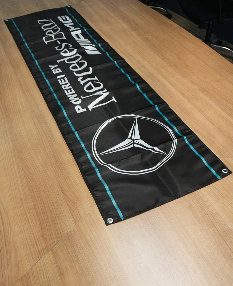 Mercedes-Benz AMG – Racing Banner - 180 × 45 cm (70.8” × 17.7”) - Image 3 of 4