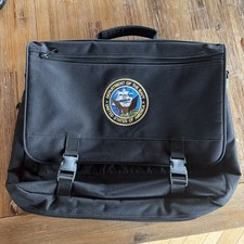 United States Navy Issue. USN Messenger Bag Laptop Bag with Carry Handle. Nylon,