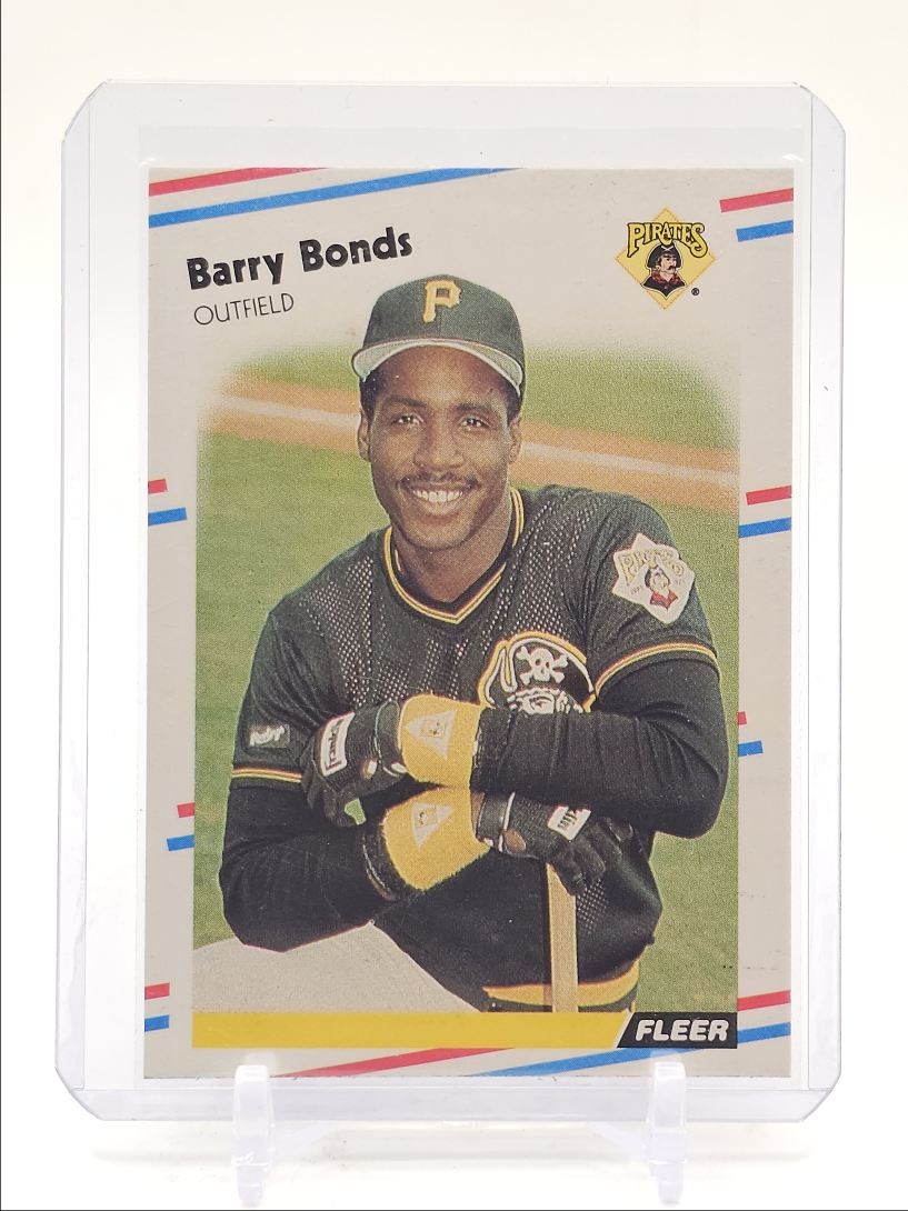 BARRY BONDS 1988 FLEER BASEBALL PITTSBURGH PIRATES #322 Q1339