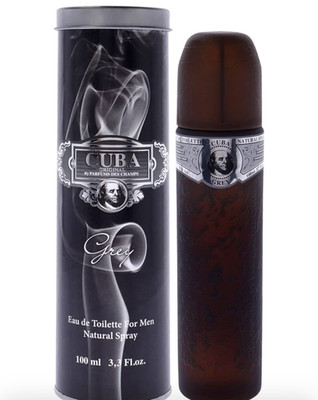 Cuba Grey by Fragluxe Eau De Toilette Spray 3.3 oz (Men)