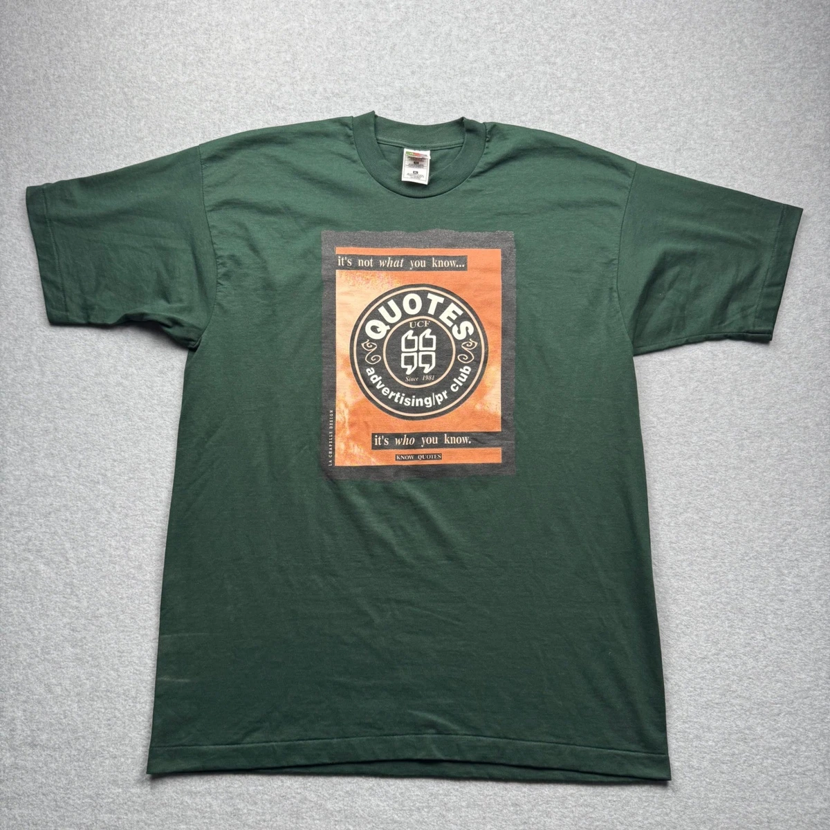 Fruit of the Loom Green Original Vintage T-Shirts for Men for sale