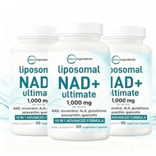 Liposomal NAD+ Ultimate 10-in-1 with Resverat...