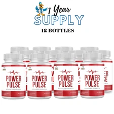 POWER PULSE- Blood Support- 12 Bottles- 720 Capsules