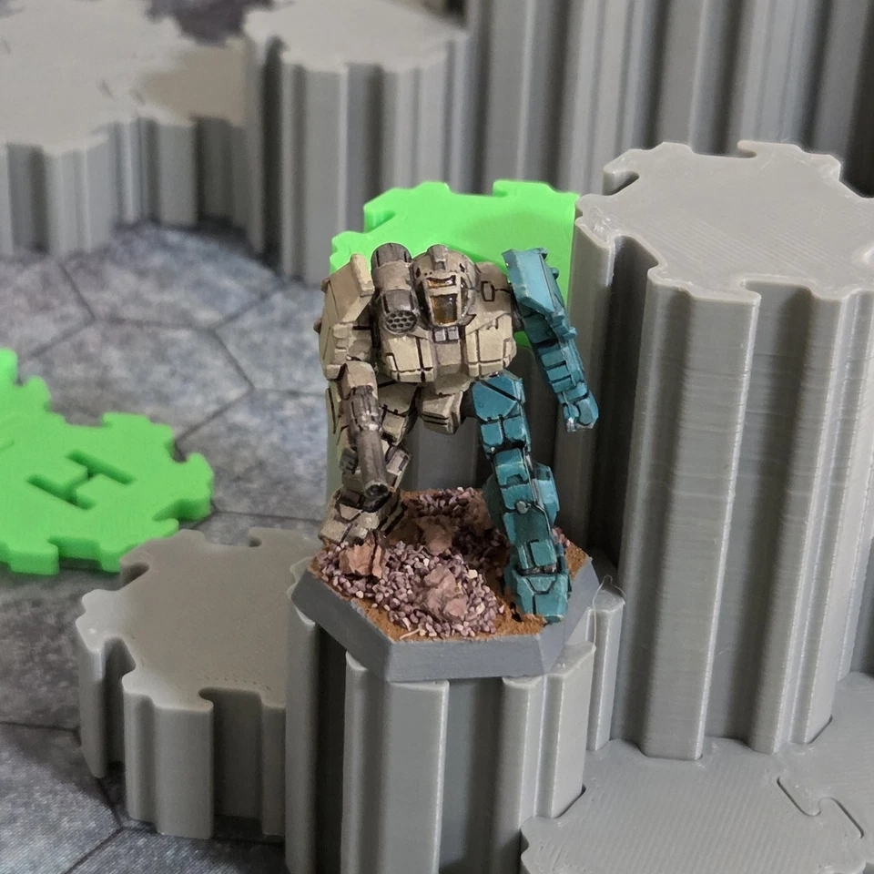 Battletech 92pcs Customizable 3D Interlocking Terrain - Custom Battlefield - Image 3 of 4