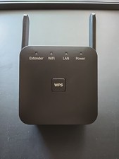 WiFi Extender/Repeater Covers Up to 9860 Sq.ft Signal Booster 2.4ghz W Ethernet