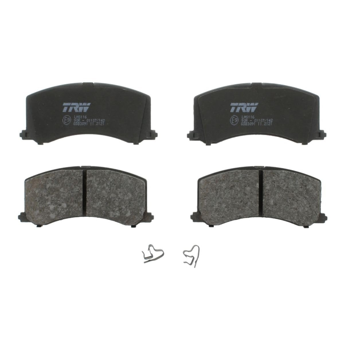 TRW GDB3091 - Front Axle - Disc Brake Pad Set, 1 Unit - 1...
