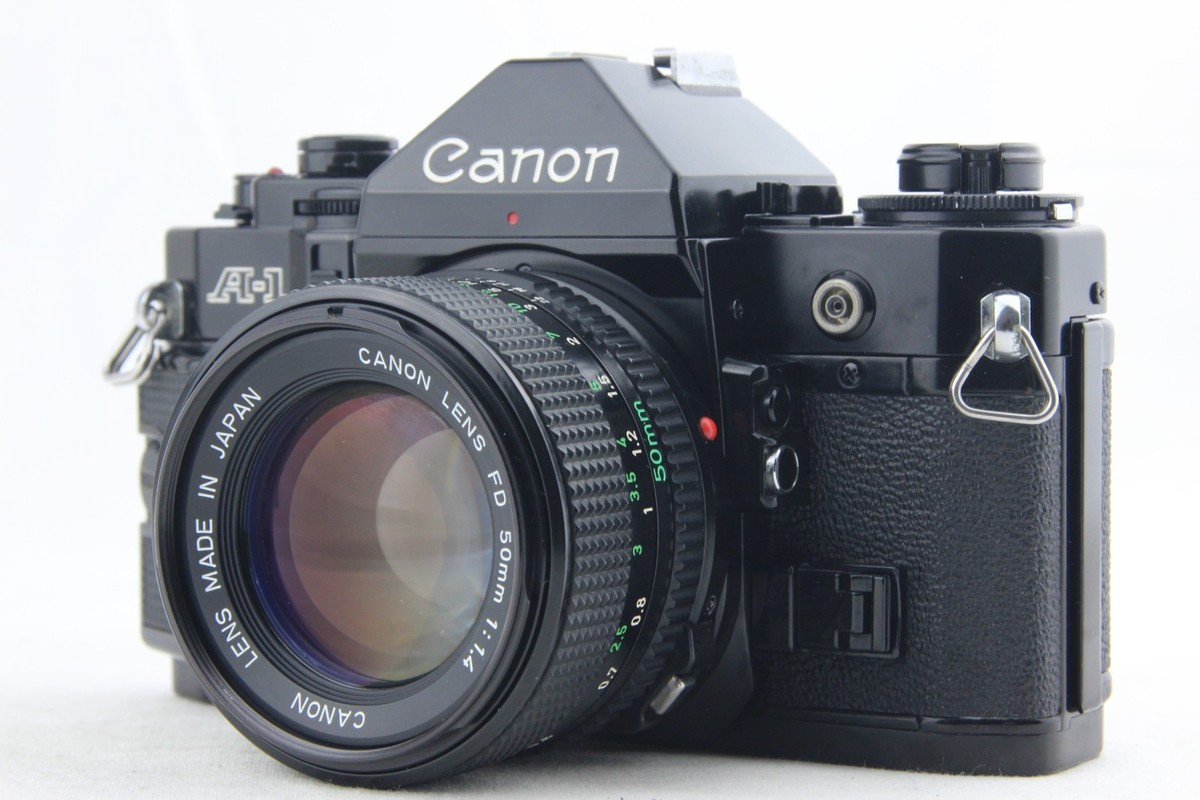 NEAR MINT ] CANON A-1 + FD 50mm f/1.4 S.S.C. SLR 35mm film