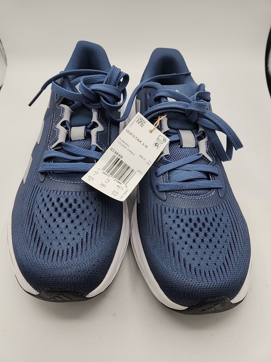 Adidas Men's Questar 3 Running Sneaker, Navy Blue, Size 10.5 US | eBay