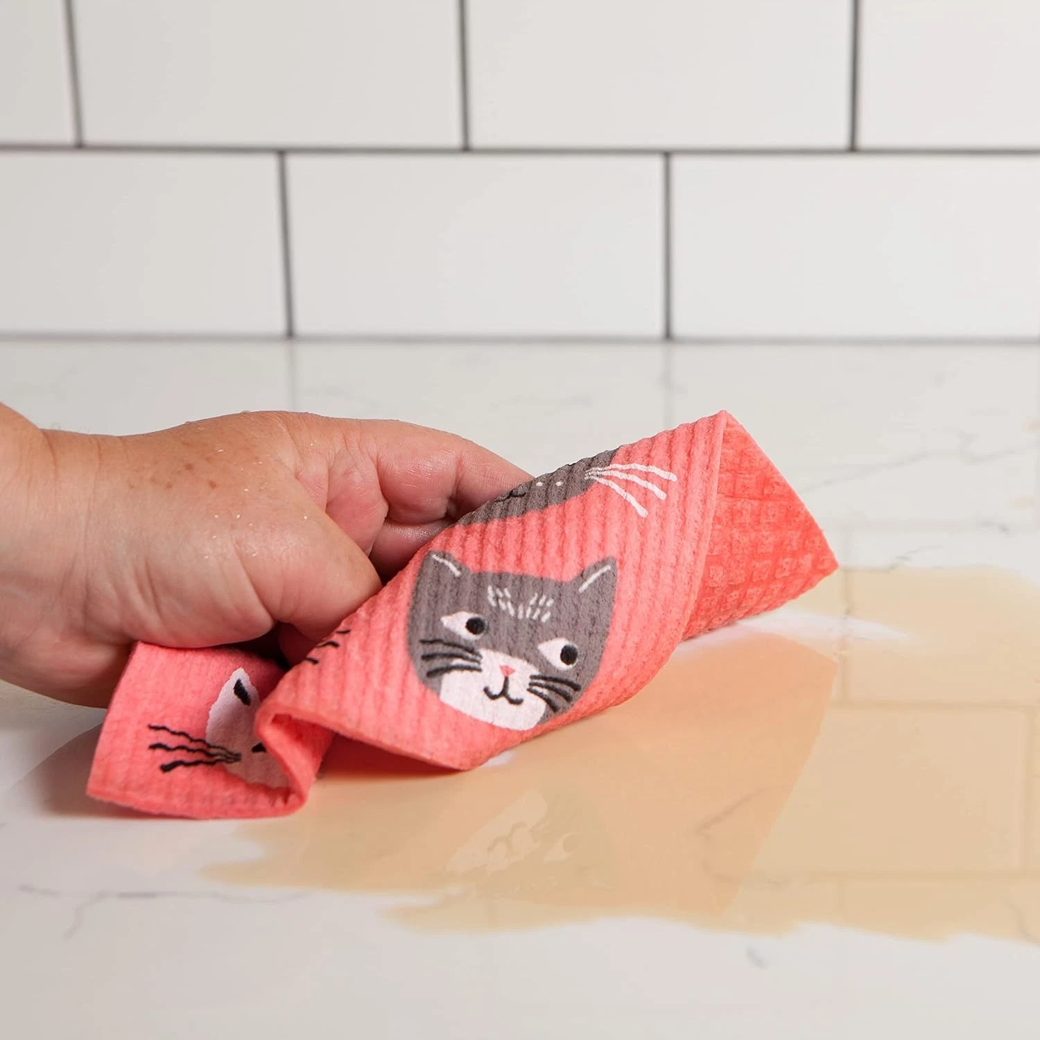 Now Designs Ecologie Swedish Sponge Reusable Dishcloth - Thumbnail 3