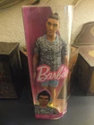 Barbie Fashionista # 204 Ken Doll With Hair Bun  T-shirt  &  Shorts New In Box