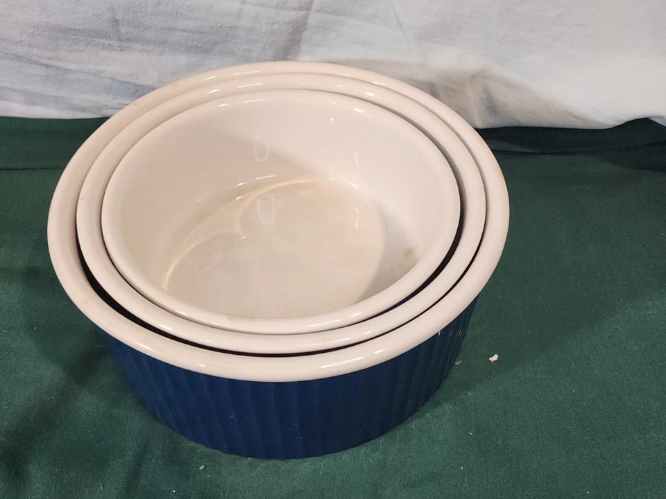 Cuencos anidados Copco, Michael Lax Design Suiza, azul cobalto, juego de 3, ¡bonitos! Foto 2 de 4