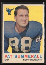 1959 Topps #41 Pat Summerall (VG)