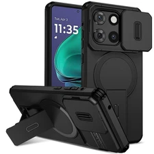 For Motorola Moto Edge G 5G/Power/Stylus 2025 Magnetic Case Camera Phone Cover 