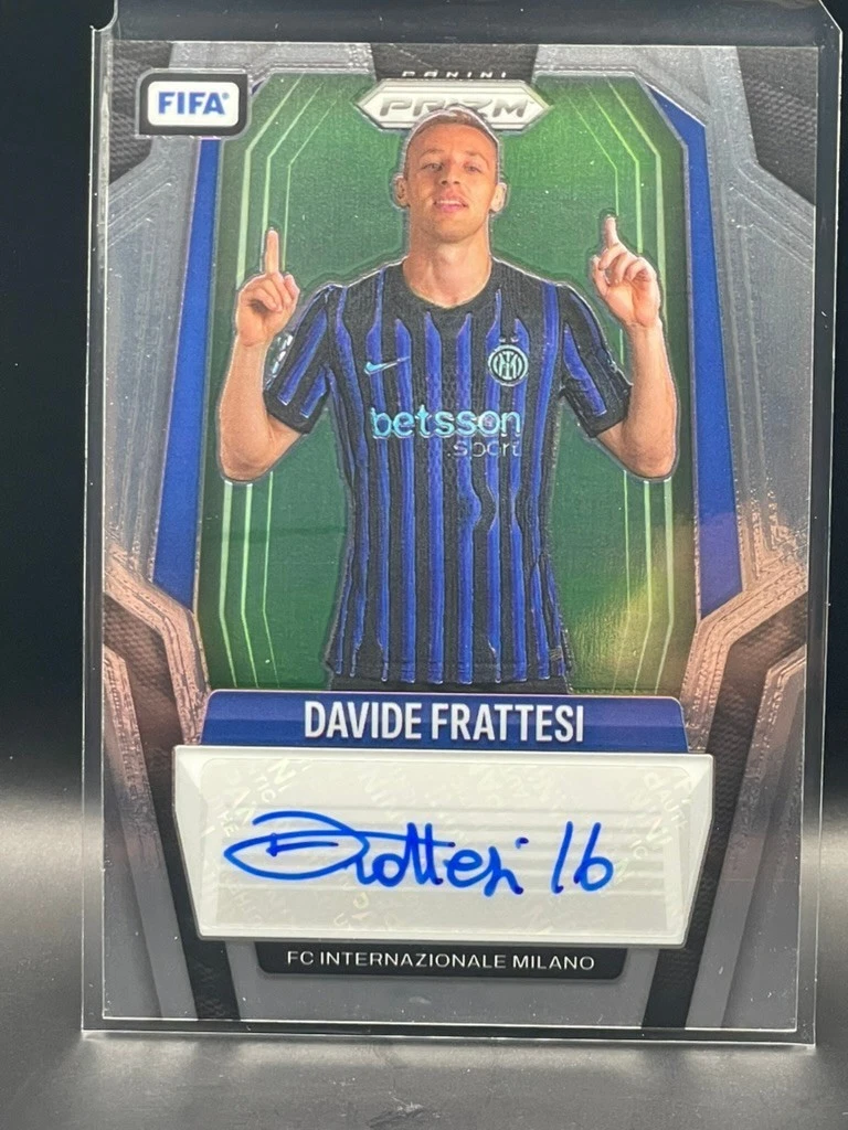 Panini Soccer Inter Milan Autographed Sports Trading Cards