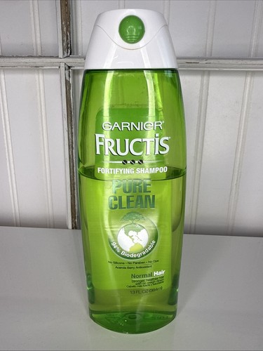 Garnier Fructis Pure Clean Fortifying Shampoo Normal Hair 13 oz **READ ...