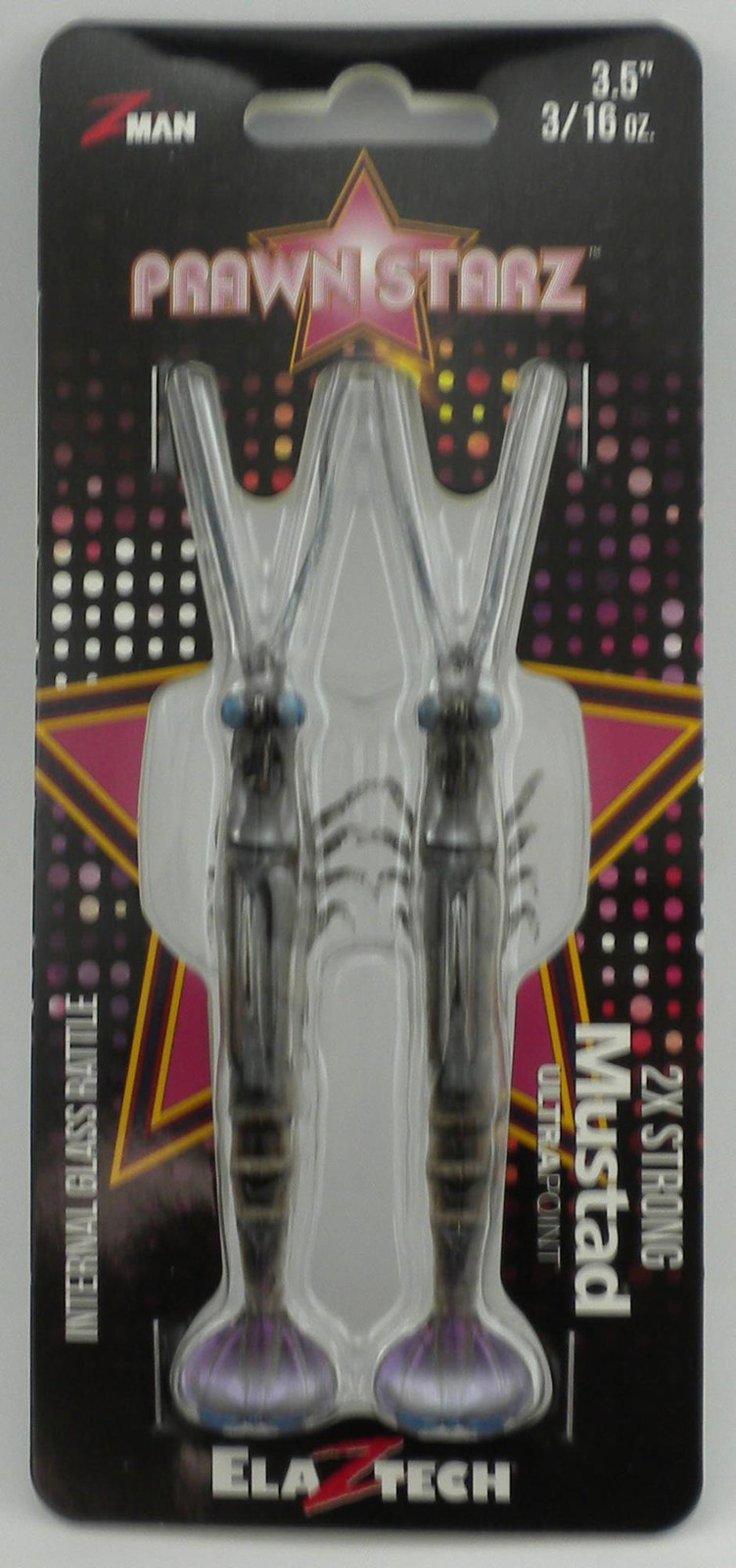 ZMan PS3501 Prawnstarz 3.5"" Natural Shrimp 2ct