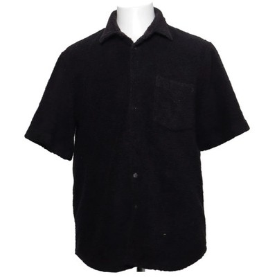 Our Legacy, Kurzarmhemd, Größe: 48, Schwarz, Baumwolle/Polyester, Plüsch #tnG