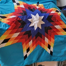 Baby Size Star Quilt Handmade By Tina Cree