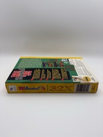 RBI Baseball '95 (SEGA 32x) Authentic Complete in Box W/ Manual Tested