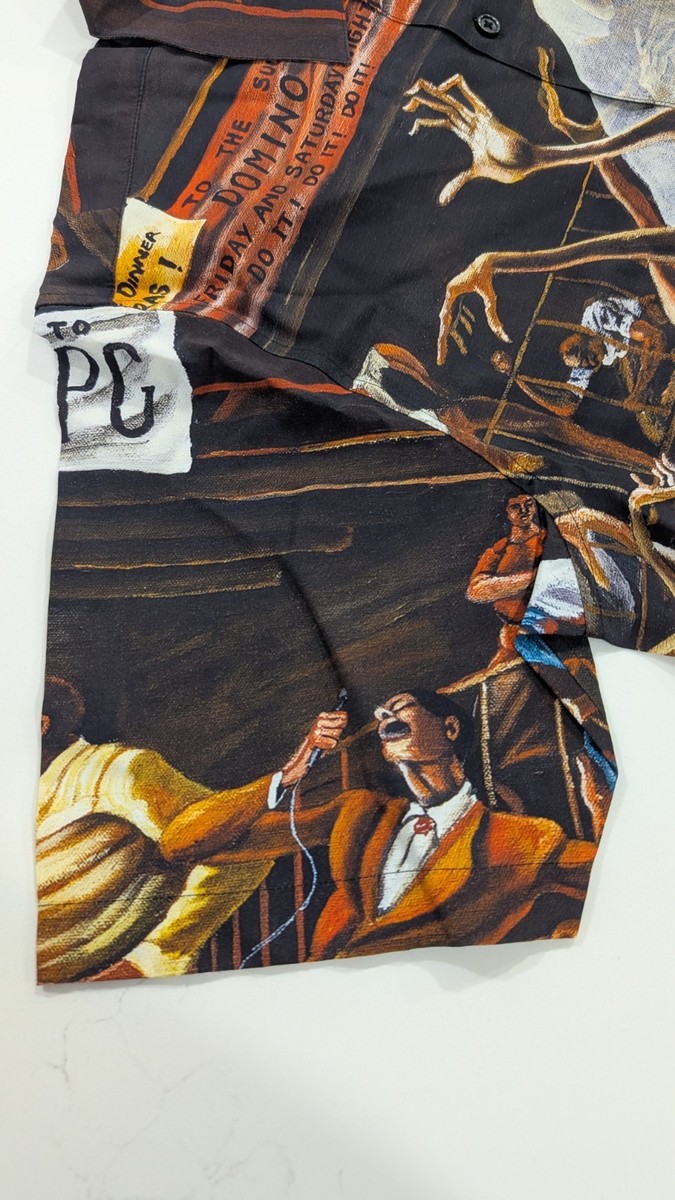 トップス Supreme Ernie Barnes XXL SUGAR SHACK 2XL RARE SAMPLE Supreme x Ernie Barnes Sugar Shack Rayon Shirt Mens S