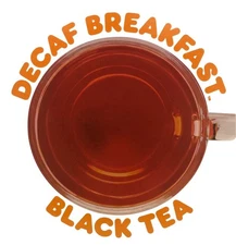 Dunkin Decaf Breakfast Black Tea 15 tea bags Decaffeinated Anytime Of Day