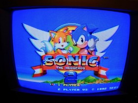 HUGE LOT - Sega Genesis console MK-1631 w/16 games, controller TESTED! READ