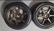 18x9.5 5x120 wheels with hoosier drag slicks 245/40/18 for type r camaro Fl5 fk
