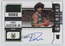 2023-24 Panini Contenders Rookie Ticket Variation Andre Jackson Jr #108 Auto 4k8