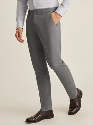 Bonobos Weekday Warrior Dress Pant Friday Gray Men 32 X 34 Slim fit Office NWOT