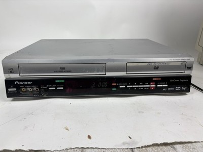 Pioneer DVR-RT500 VHS / DVD Recorder -Tested and Working - No Remote