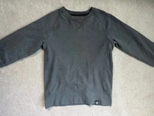 American Giant French Terry Crew Sweatshirt  Made in USA - Small Gray