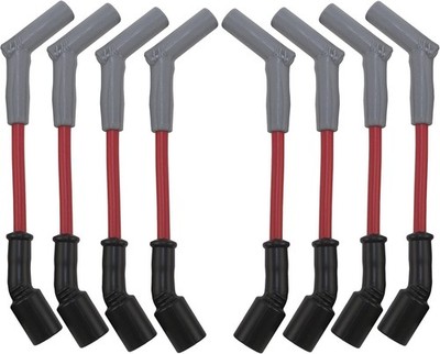 Red 45* Performance Spark Plug Wire Set LS1 LS2 LS3 LS6 LS7 LSA