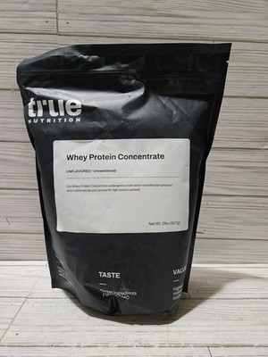 True Nutrition Clear Whey 27g Protein Concentrate Powder Unflavored 2 LB 12/2027