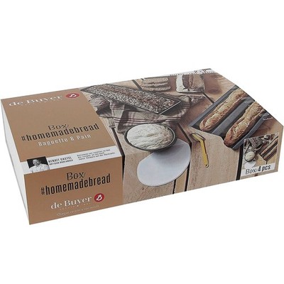 Bread Baking - DIY Bread-Making Kit - Includes Perforated Baking Tray, Nonsti...