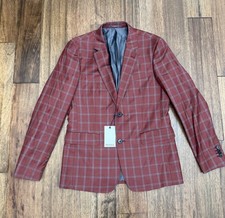 NWT UNTUCKit Italian Wool Cedric Bouchard Sport Coat Men's 38R Two Button