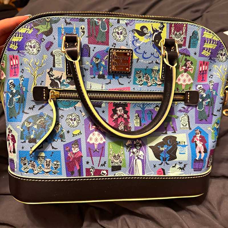 Dooney & Bourke Disney Haunted Mansion Medium Multicolor Satchel w/ Strap 2020