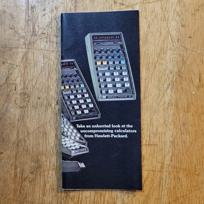 VINTAGE HEWLETT-PACKARD CALCULATOR BROCHURE, Buyer's Guide with Details, 25-pgs!