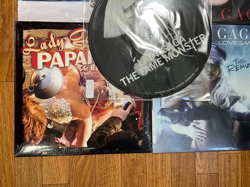 LADY GAGA The Fame Monster Poker Face Paparazzi Lovegame Vinyl Record Lot of 5 - Imagen 4 de 15