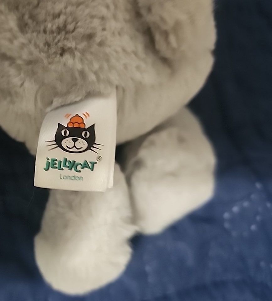 Jellycat small Bashful Silver Snow Bunny Plush | eBay