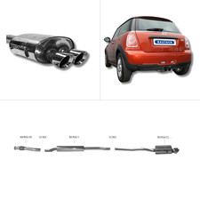 Bastuck Komplettanlage - Mini R56 Cooper S (inkl. John Cooper Works)