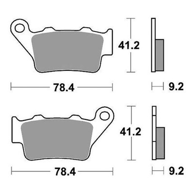 BRAKE PADS SBS 675RQ for BMW F 850 GS ADV SPORT DCT 2019-2024