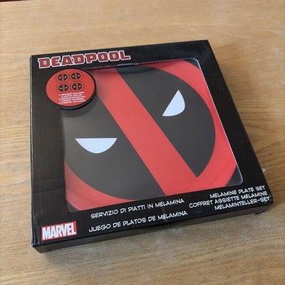 Deadpool Face 4er Pack Kunststoffplatten - im Karton