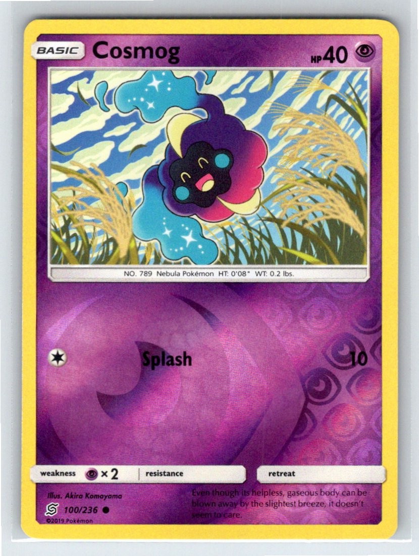 Cosmog 100/236 - C Unified Minds Pokemon Reverse Holo NM