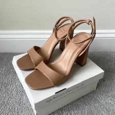 A New Day Haley Ankle Strap Single Band Heels with Memory Foam Insole - Size 7