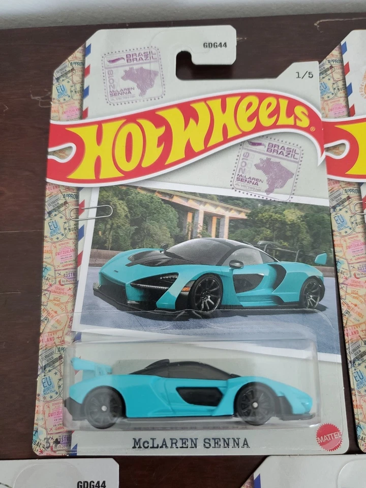 Hot Wheels World Racers Juego Completo De 5 McLaren Lambo Aston Martin FordGT Audi Foto 2 de 4